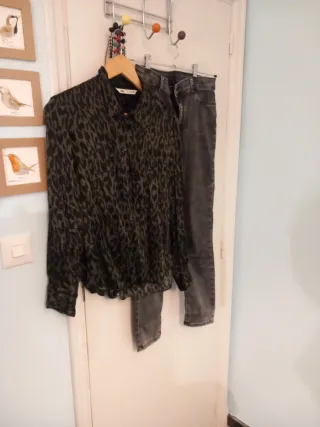 Camisa Zara y Leggings Calzedonia