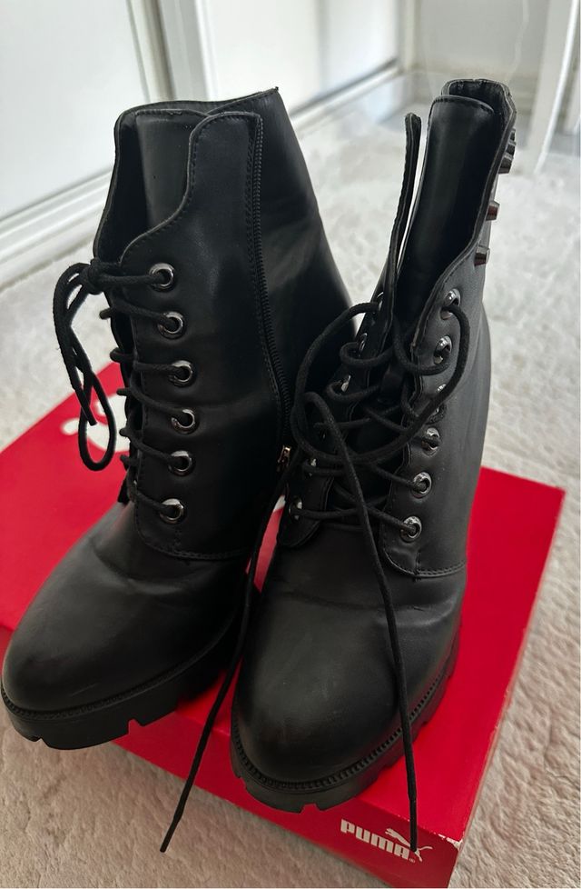 Botas de tacón alto, con plataforma