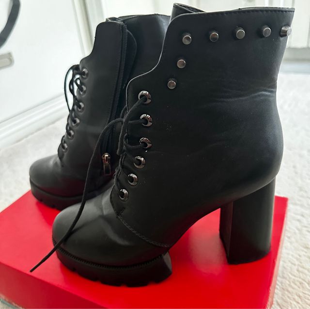 Botas de tacón alto, con plataforma