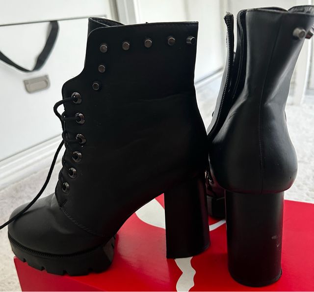 Botas de tacón alto, con plataforma