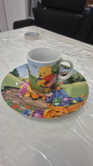 Tazza e piatto Winnie the Pooh