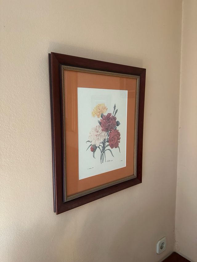 2 Cuadros Decorativos Flores