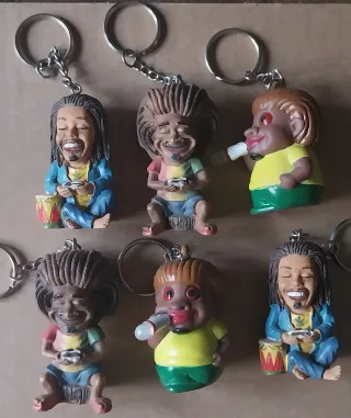 Llaveros Bob Marley x6