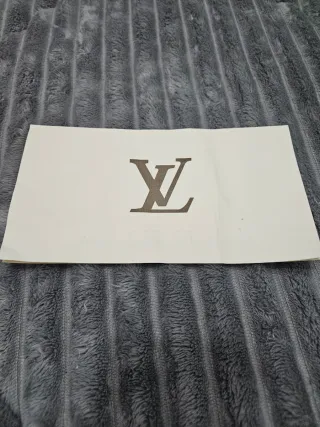 Cinturón Louis Vuitton Marrón y Plateado