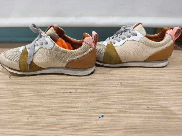 Zapatillas HOFF beige y rosa