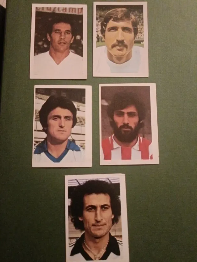 5 Cromos Liga Futebol 1980-81