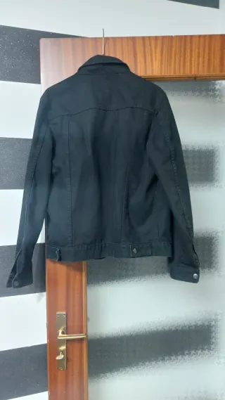 Giubbotto jeans nero taglia s