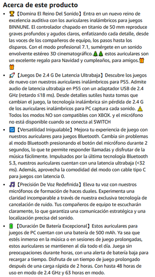 ¡¡-46%!! | BINNUNE BW06 - Cascos Inalámbricos