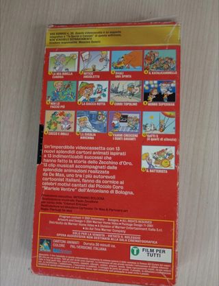 VHS Pokémon Il Film & Zecchino d'Oro Cartoni