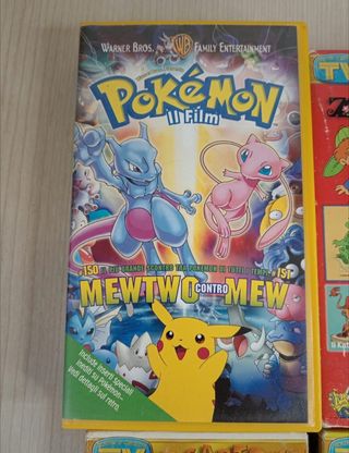 VHS Pokémon Il Film & Zecchino d'Oro Cartoni