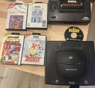 Sega Master System II y Saturn + Juegos