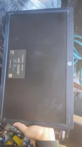 Monitor HP e202 Negro/Plateado