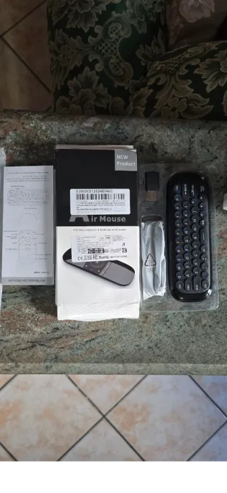 Telecomando Air Mouse Tastiera Wireless IR