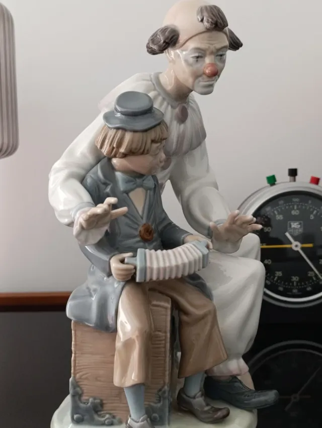 Lladró Nao " El payaso y la niña"