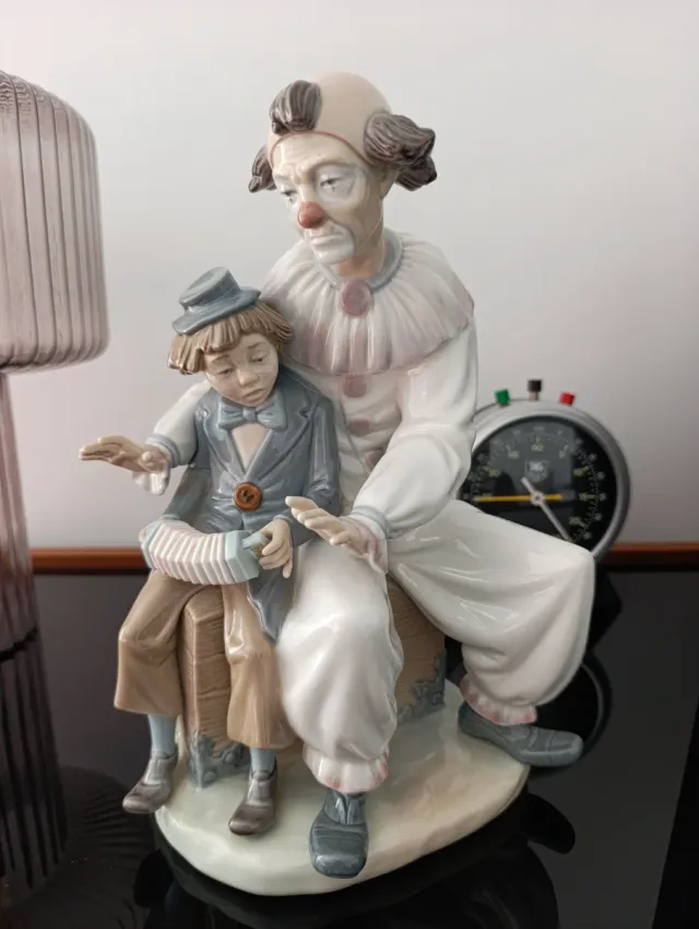 Lladró Nao " El payaso y la niña"