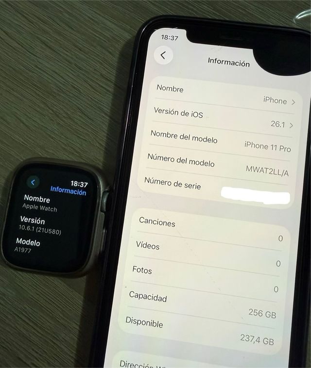 iPhone 11 Pro 256GB + Apple Watch S4 Nike