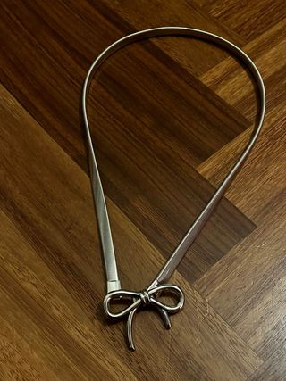 Cintura gioiello fiocco argento