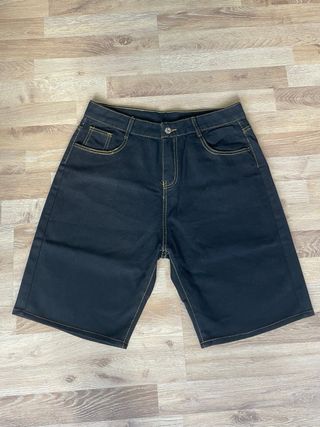 Pantalones Evisu Negros Vaqueros/Tejanos