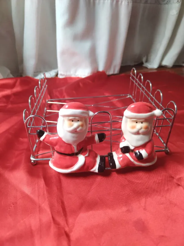 Porta-tovaglioli Babbo Natale in Acciaio Inox