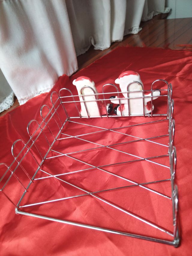 Porta-tovaglioli Babbo Natale in Acciaio Inox