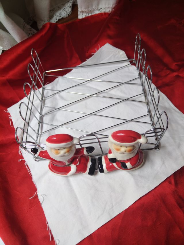 Porta-tovaglioli Babbo Natale in Acciaio Inox