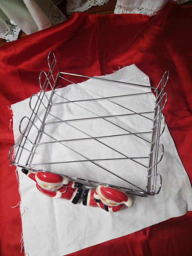 Porta-tovaglioli Babbo Natale in Acciaio Inox