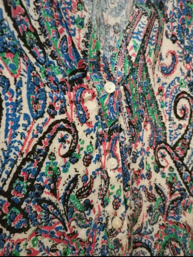 Vestido midi con estampado, de Milano