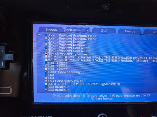 Nintendo Wii U Negra