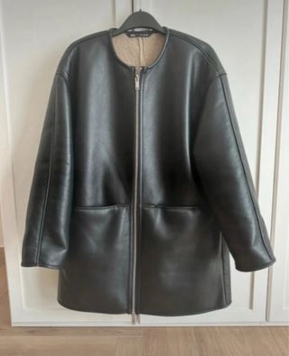 Cappotto Zara nero foderato