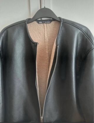 Cappotto Zara nero foderato