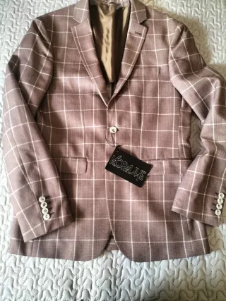 Chaqueta americana cuadros hombre