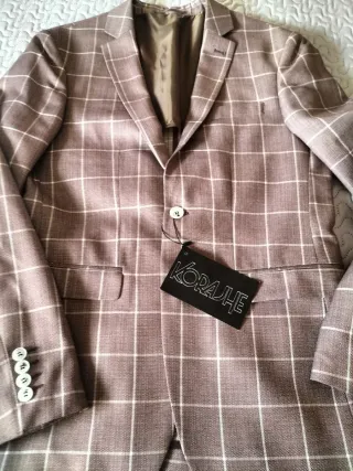 Chaqueta americana cuadros hombre