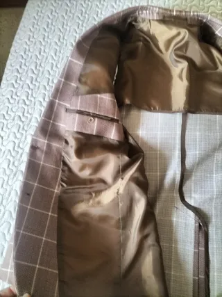 Chaqueta americana cuadros hombre