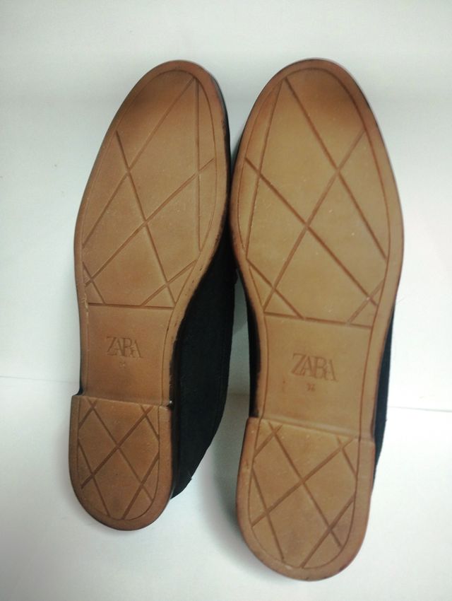 Zapatos Zara Ante Marrón Talla 38