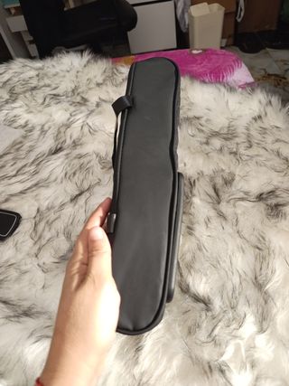 Reposabrazos Coche con Portavasos Negro