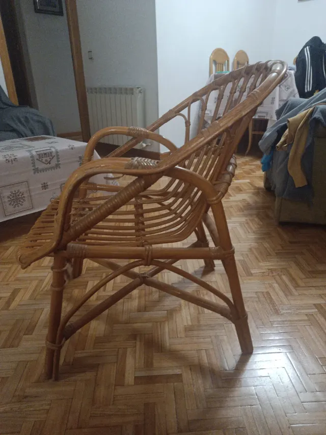 Sillas de mimbre ratán