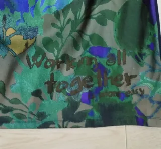 Vestido Desigual Estampado Floral Talla L