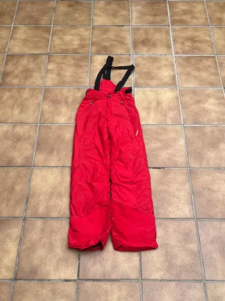 Peto de esquí para niños rojo