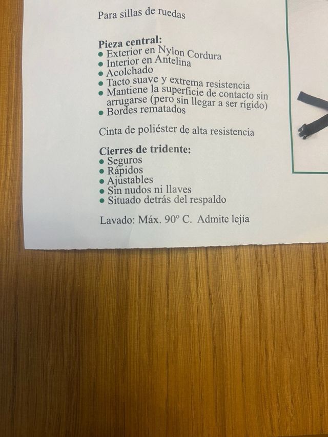 Cinturón Abdominal Silla Ruedas UGARI