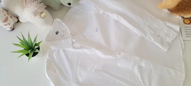 Camisa blanca niño 8 años