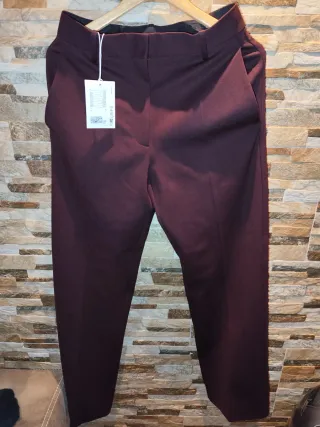 CONJUNTO Traje y pantalón COS (color granate)
