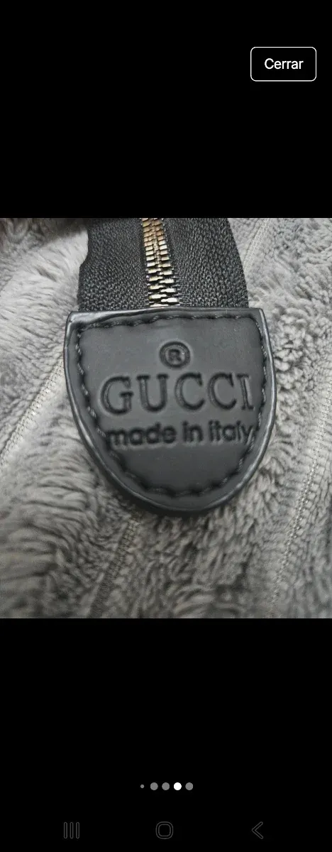 Neceser Gucci azul marino Gris