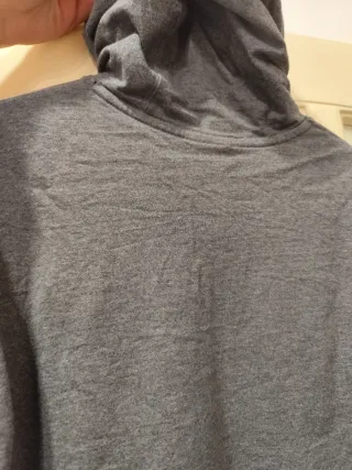 Felpa Nike Grigia con Cappuccio Taglia L