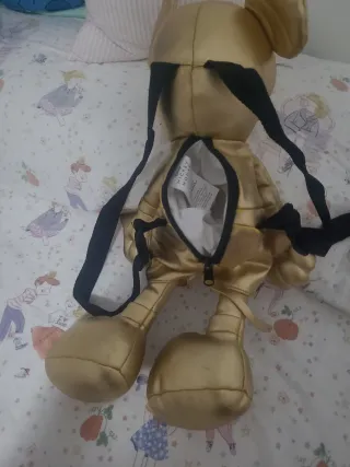 Mochila Mickey Dorada Disney