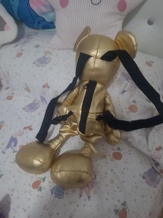 Mochila Mickey Dorada Disney