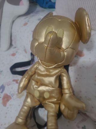 Mochila Mickey Dorada Disney