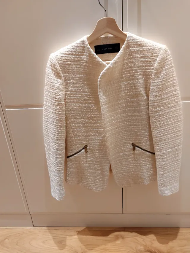 Chaqueta Zara Beige Talla XS