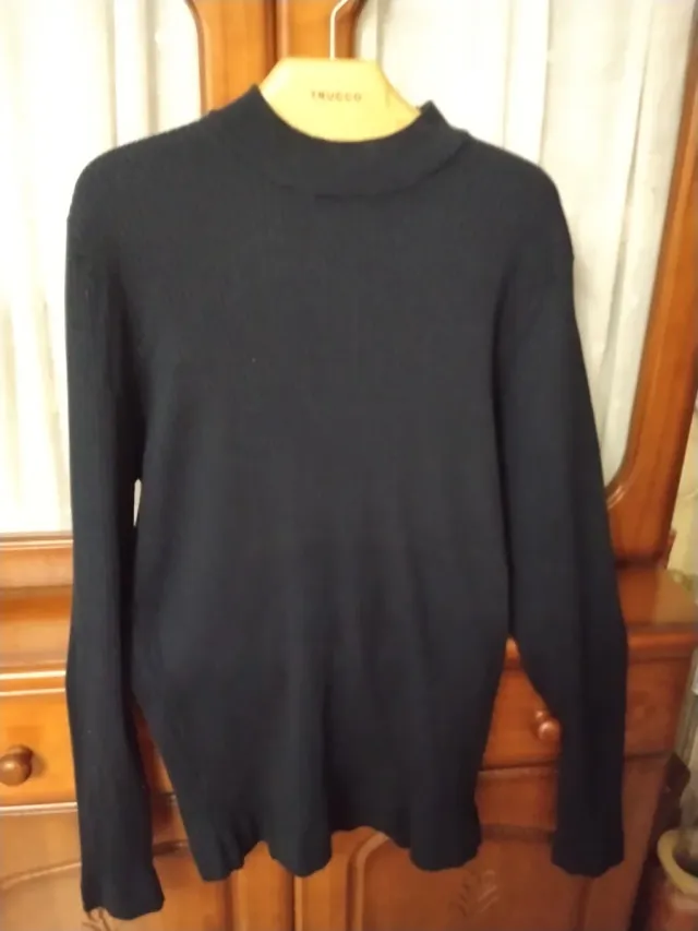 Jersey TRUCCO canalé azul marino