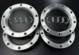 4 TAPABUJES RUEDA CENTRO LLANTA AUDI 146mm RS4 OLD