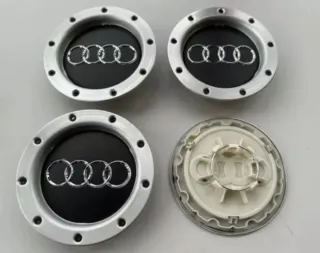 4 CENTROS RUEDA LLANTAS TAPAS BUJE AUDI 8D0601165K